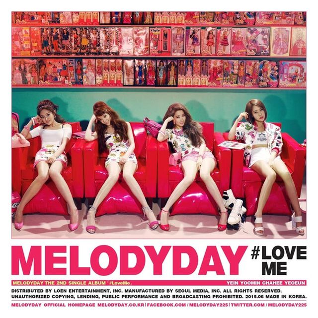 MELODY DAY／２ＮＤシングル：＃LOVE ME（輸入盤）（ＣＤ）