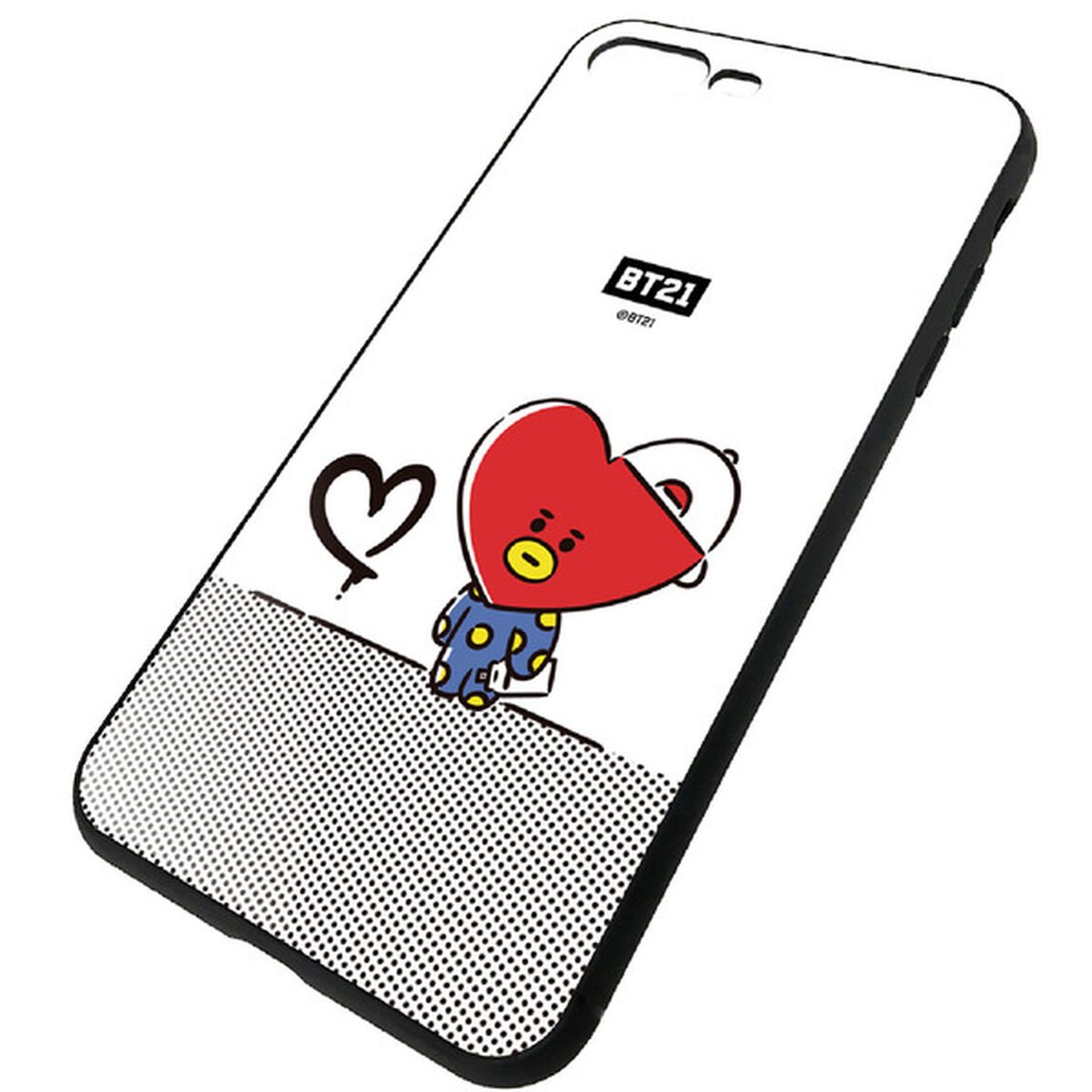 BT21 【TATA】 ガラスハイブリッドiPhone8Plus/7Plusケース（その他）