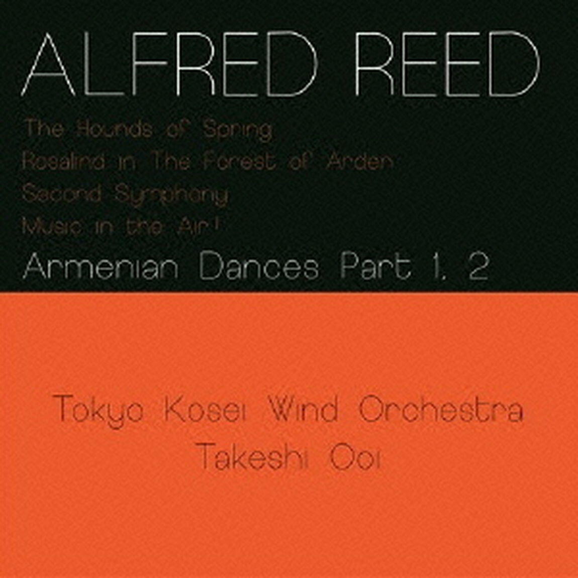 アルメニアン・ダンス（全曲）／リード作品集（ＣＤ）