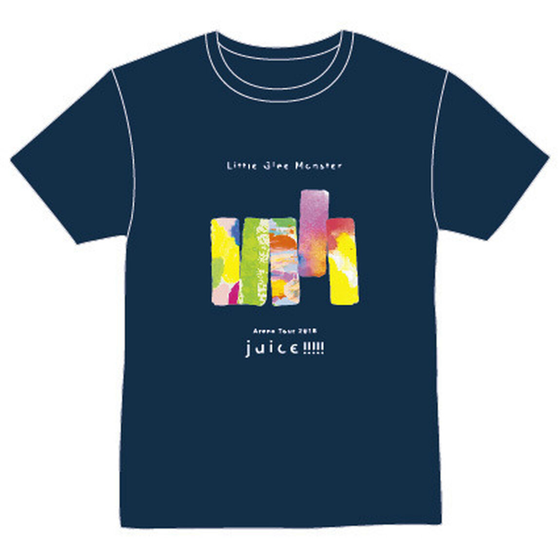 Little Glee Monster／juice!!!!!ツアー／juiceアリーナTシャツ〜半袖編〜／ネイビー／S（その他）