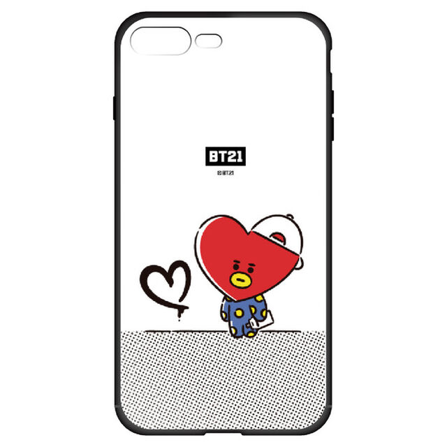 BT21 【TATA】 ガラスハイブリッドiPhone8Plus/7Plusケース（その他）