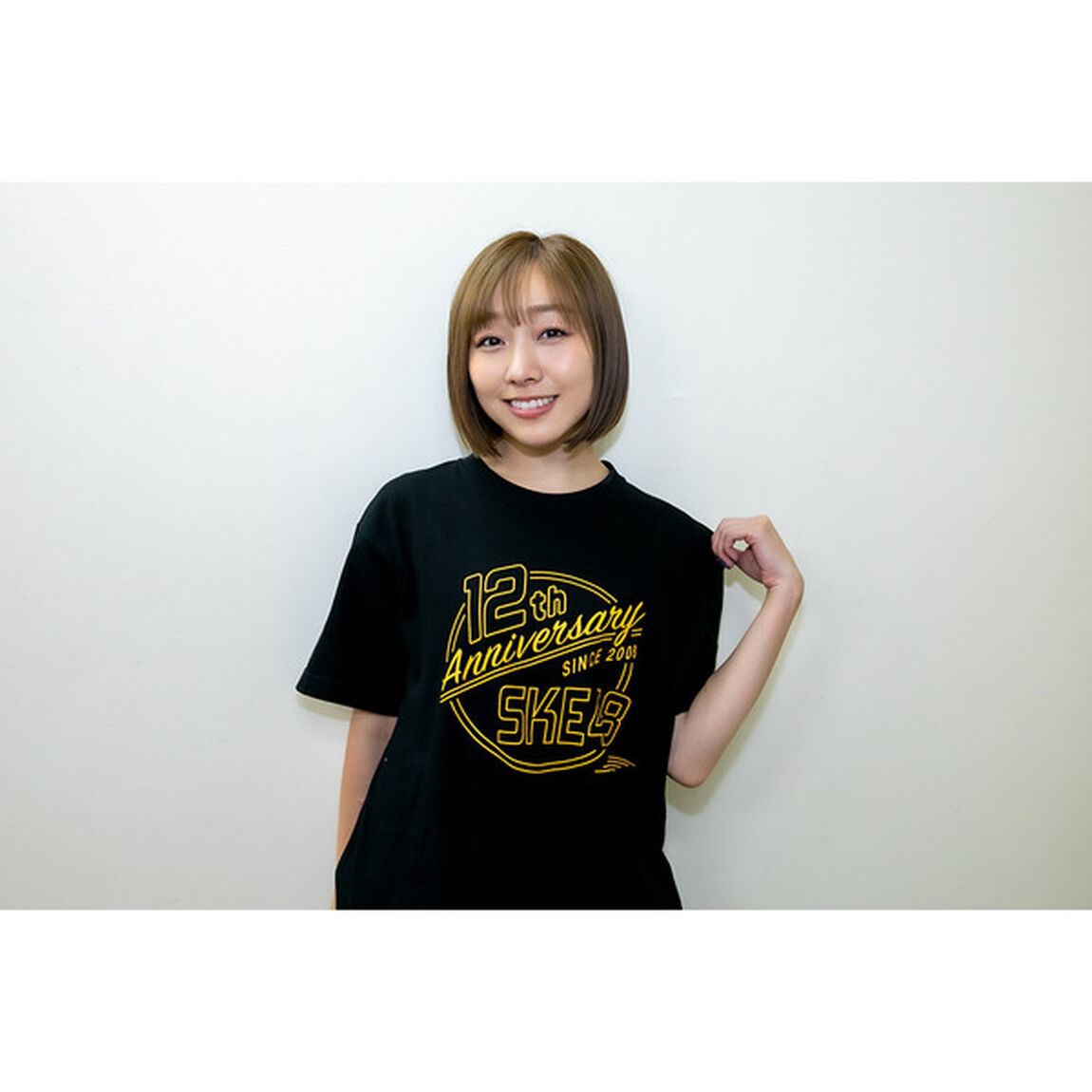 SKE48 12周年記念Tシャツ（Black/Mサイズ）（その他）