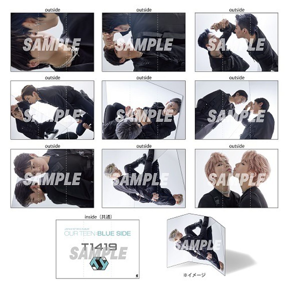 T1419／OUR TEEN：BLUE SIDE（初回生産限定盤B／2CD）（セブンネット限定特典：オリジナル三つ折りフォトカード（ソロ写真全9種のうち、1種ランダム））（ＣＤ）