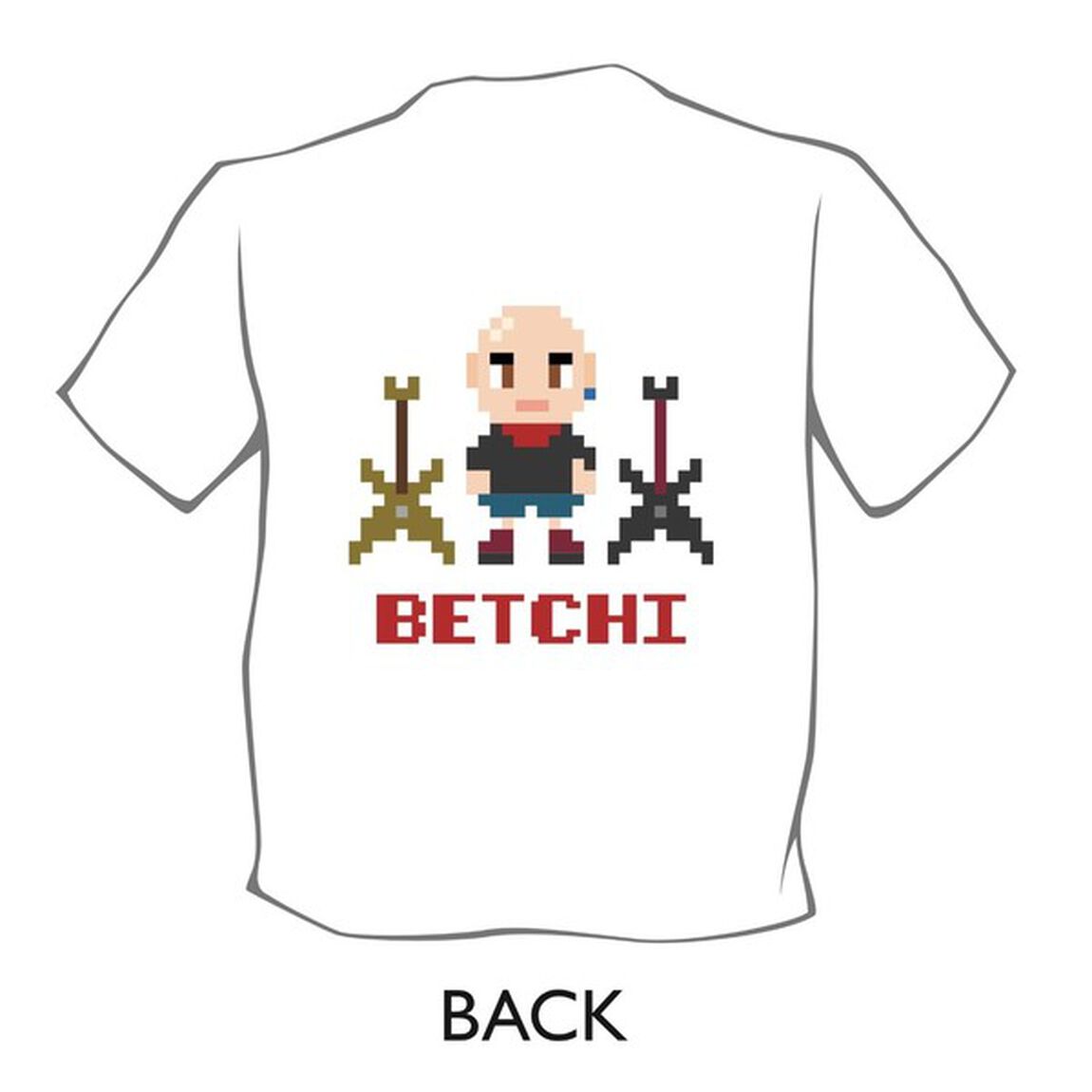 【BETCHI】 ドットTシャツ 白　Mサイズ（その他）