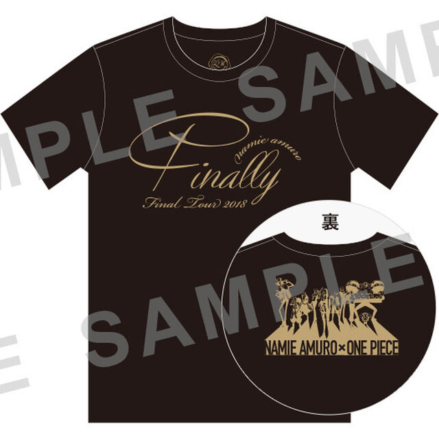 安室奈美恵／「NAMIE AMURO&times;ONE PIECE」 コラボツアーＴシャツ（BLACK）（L）（その他）