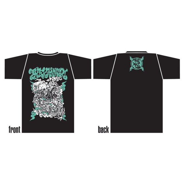 THE冠 「鉄兜と龍のTシャツ」ターコイズ XXLサイズ（その他）