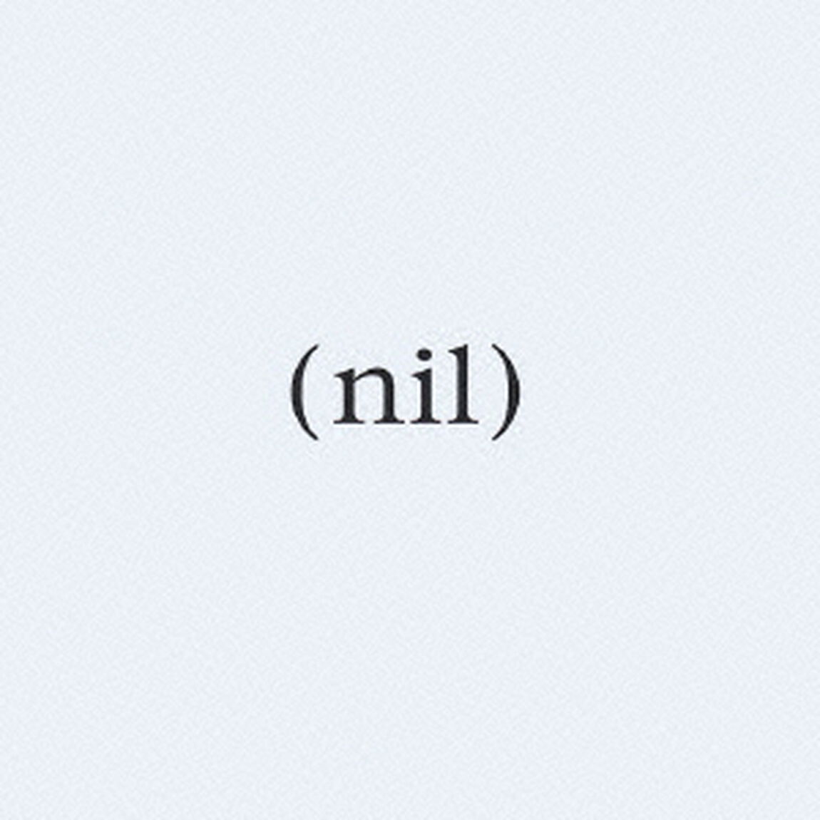 nil　from　hell（ＣＤ）