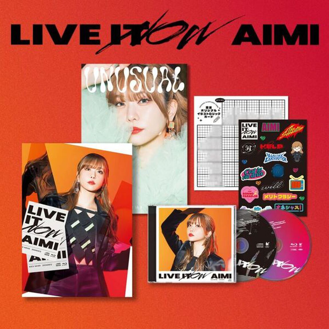 愛美／LIVE IT NOW（初回限定盤／CD+Blu-ray）（セブンネット限定特典：アクリルカラビナ）（ＣＤ）