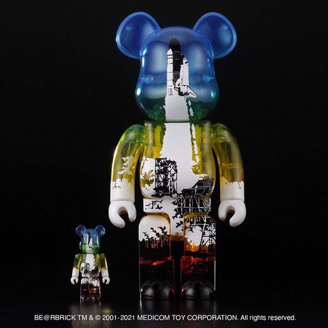 SPACE SHUTTLE BE@RBRICK LAUNCH Ver. 100% & 400%（その他）