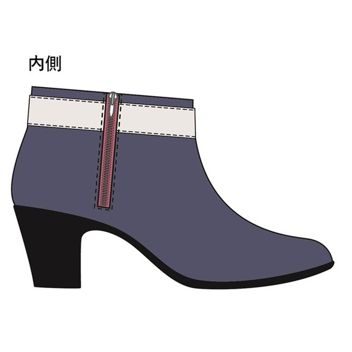 名探偵コナンシューズ　－怪盗キッドシューズ　ショートブーツｖｅｒ．－　２４．５ｃｍ（その他）