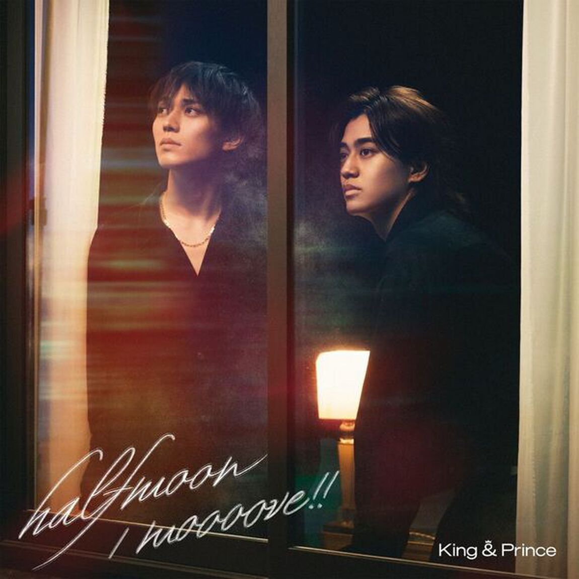 King & Prince／halfmoon / moooove!!（通常盤（初回プレス）／CD）（外付特典：ピンバッヂ）（CDシングル）