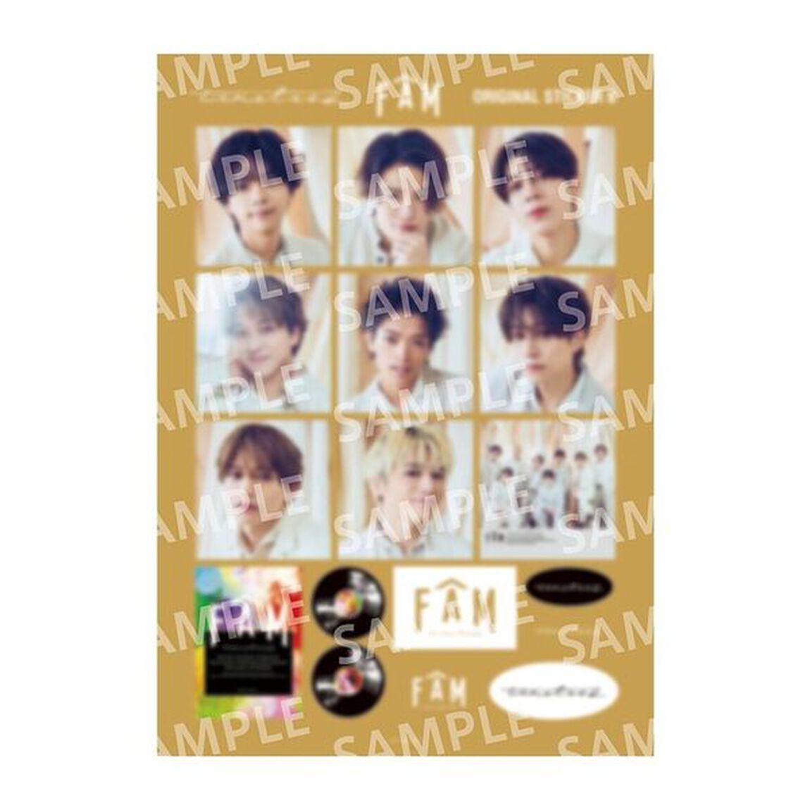 timelesz／FAM（初回限定盤A+B+通常盤 Blu-rayセット）（外付特典：FAMオリジナルステッカーシートver. A・B（A4サイズ）、FAMペア絵柄アナザージャケット4種セット）（ＣＤ）