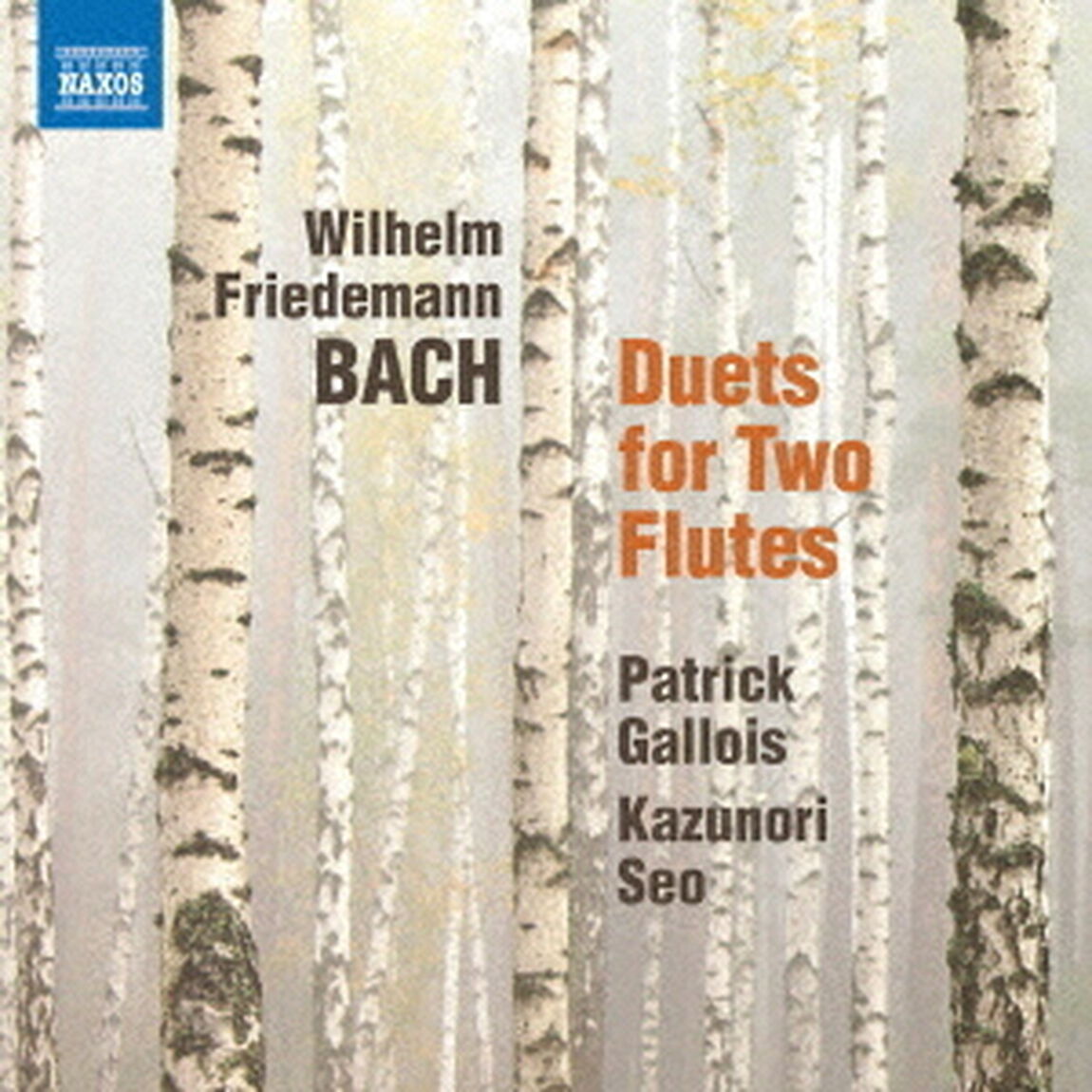 W．F．バッハ：2本のフルートのための二重奏曲集（ＣＤ）