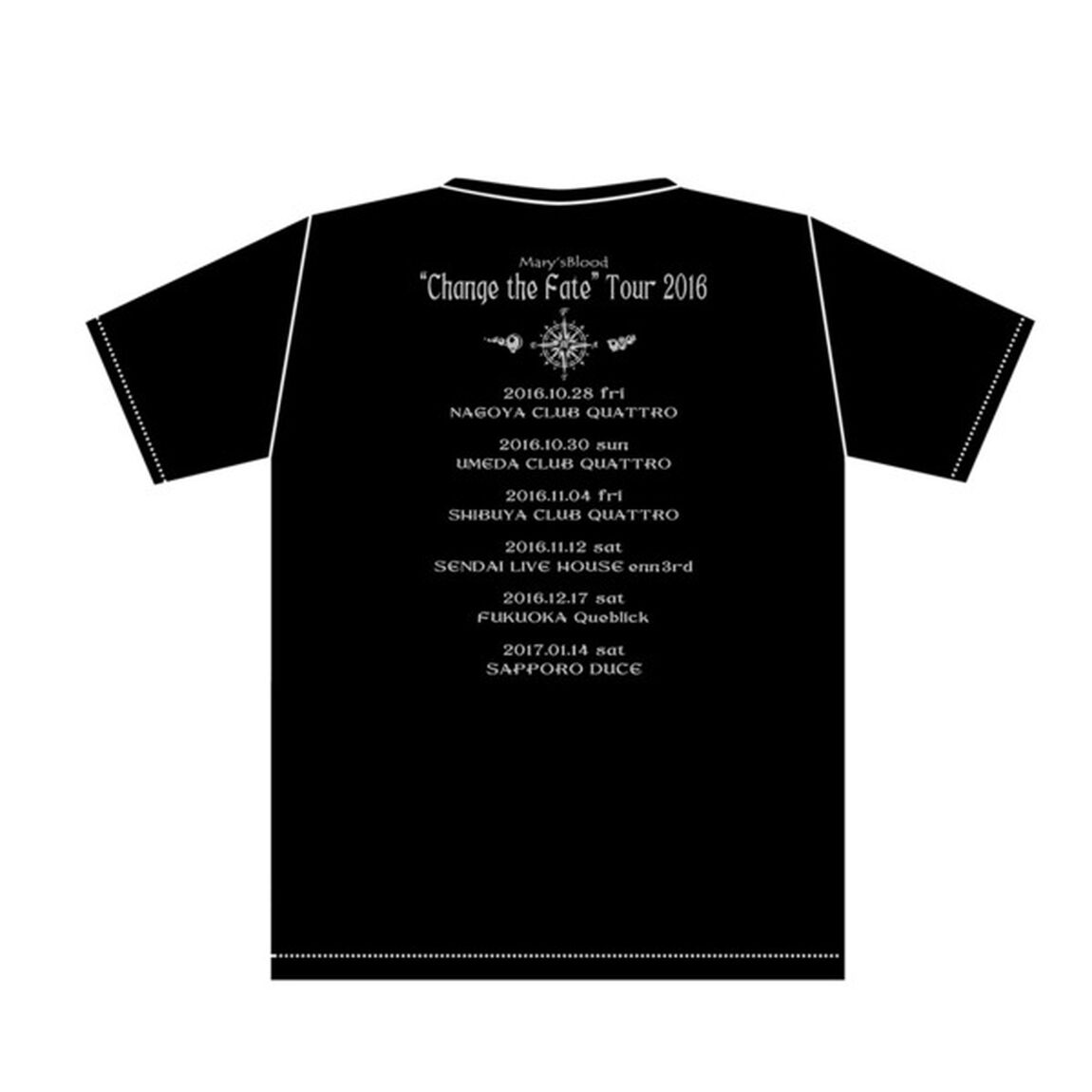 Mary's Blood『FATE』Tシャツ 黒&times;青 Lサイズ（その他）
