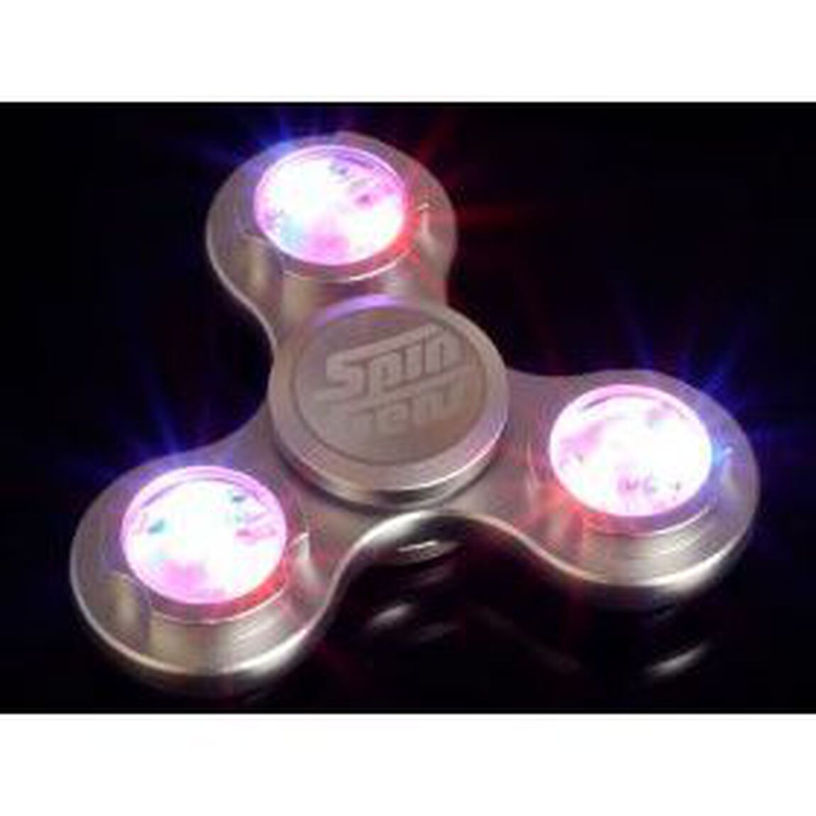 【ハンドスピナー】FS11 LEDメタルスピナー ブルー（その他）