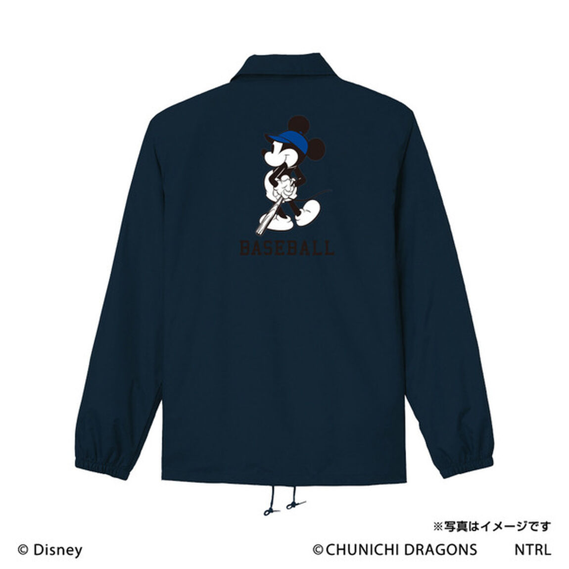 21ミッキーマウス（BASEBALL）/中日ドラゴンズ　コーチジャケットXL（その他）