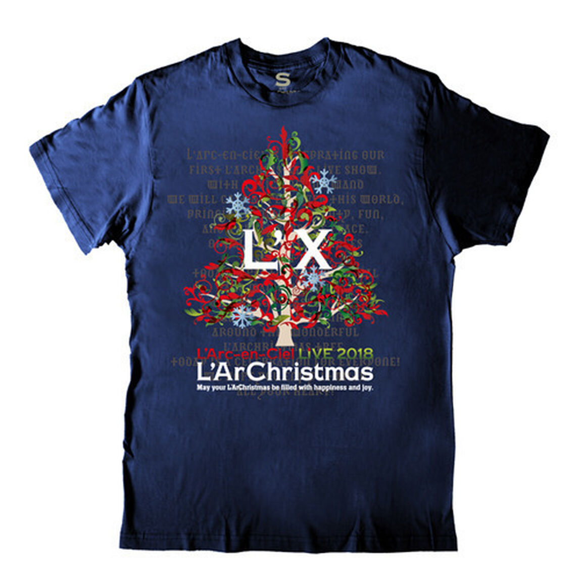 L'ArChristmas／セブンネット限定 LOGO Tシャツ (ネイビー) Mサイズ【2次予約】（その他）