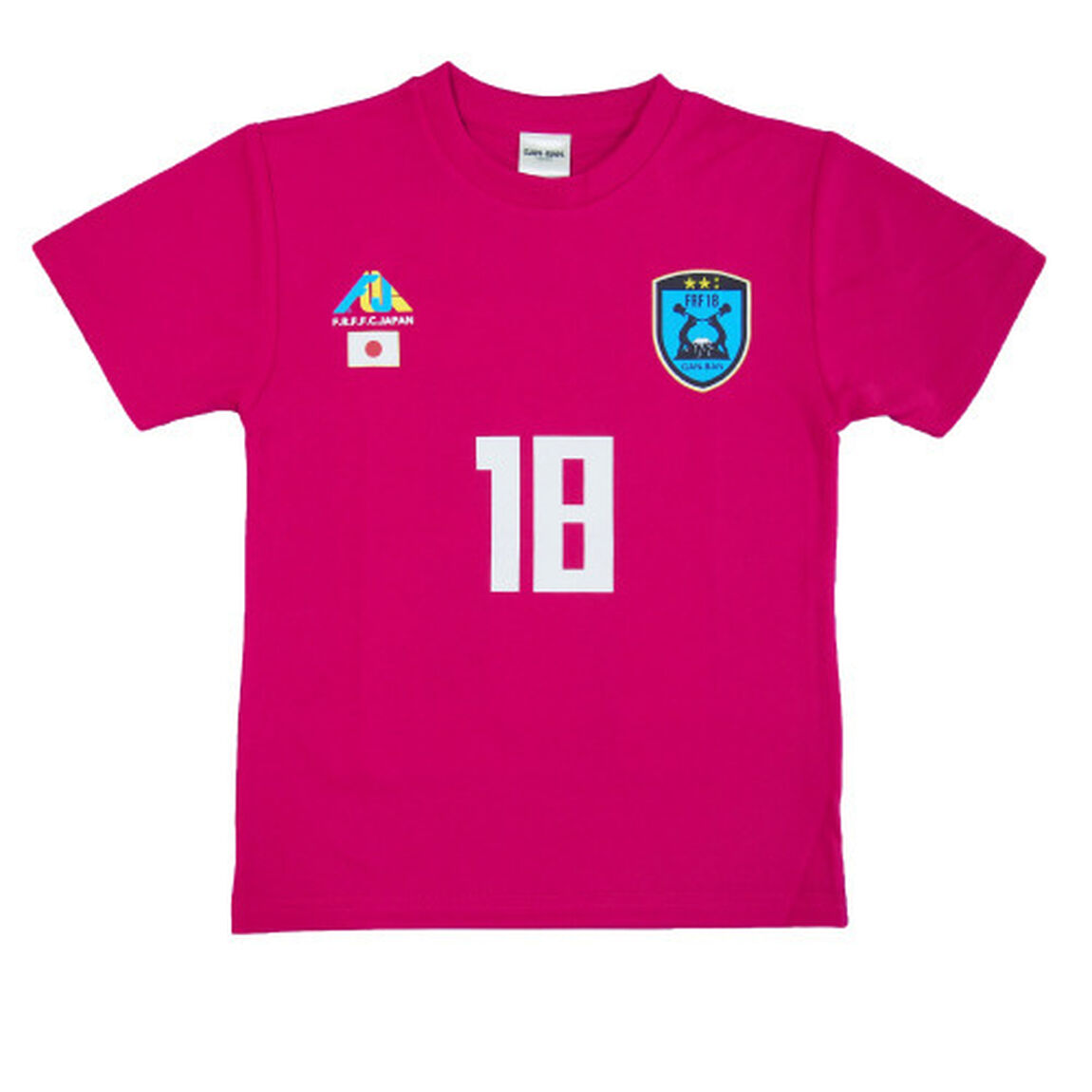 【FUJI ROCK&rsquo;18】フジロック'18&times;GAN-BAN　サッカーTシャツ　Mサイズ　PINK（その他）