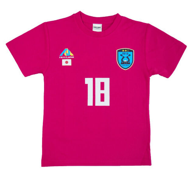 【FUJI ROCK&rsquo;18】フジロック'18&times;GAN-BAN　サッカーTシャツ　Mサイズ　PINK（その他）