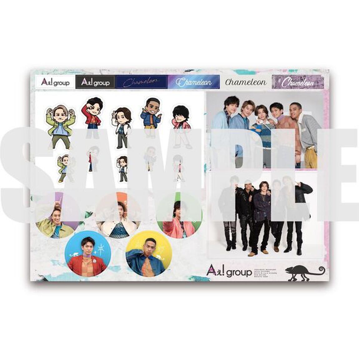Aぇ! group／Chameleon（通常盤／CD）（外付特典：Chameleonステッカーシート（B5サイズ））（CDシングル）