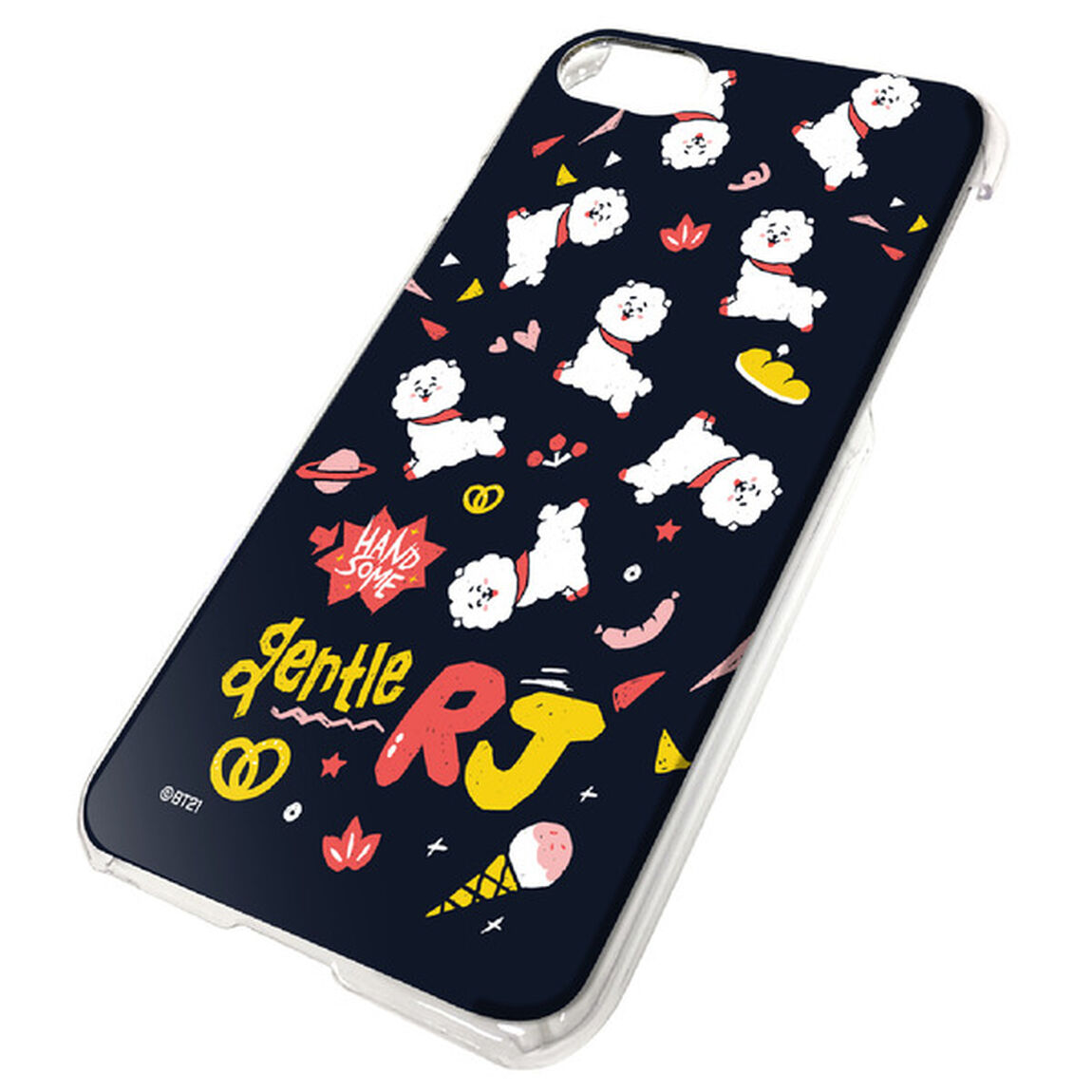 BT21 【RJ（パターン）】 ハード iPhone8/7 クリアケース（その他）