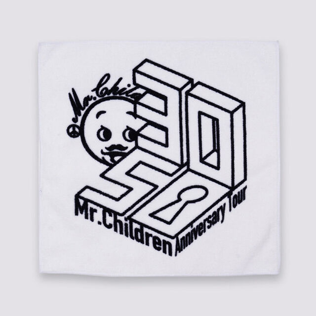 Mr.Children 30th Anniversary Tour／30th Anniversary Logo　ハンドタオル WHITE（その他）