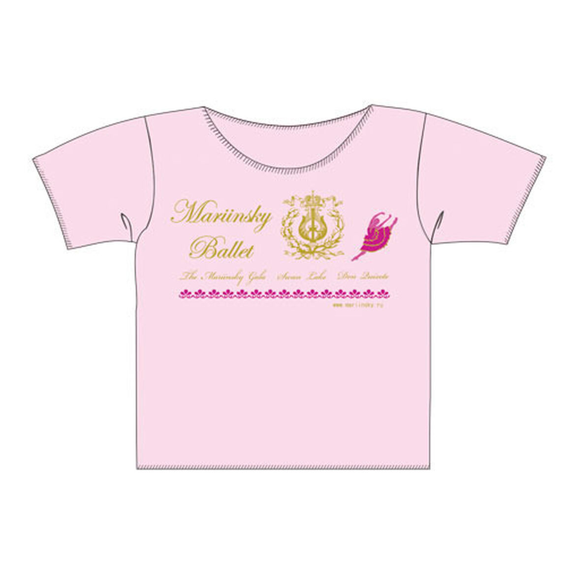 マリインスキー・バレエ Ｔシャツ カットオフ ピンク（その他）