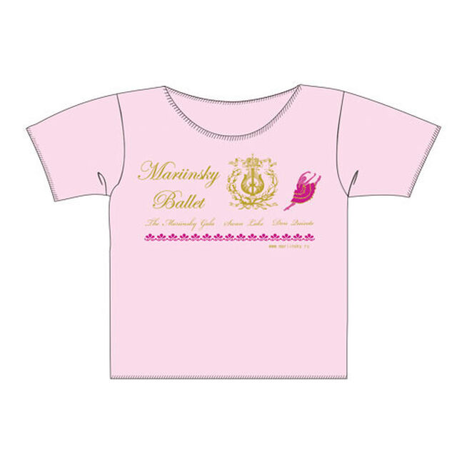 マリインスキー・バレエ Ｔシャツ カットオフ ピンク（その他）