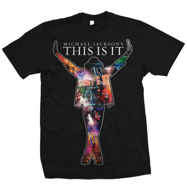 Michael JacksonTシャツThis Is It Silhouette Collage Black／XSサイズTシャツMichael Jackson（その他）