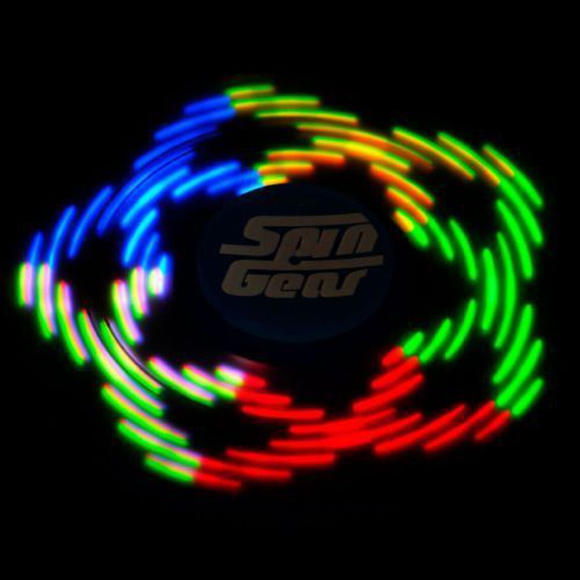 【ハンドスピナー】FS16 LEDグラフィックスピナー ネオンイエロー（その他）