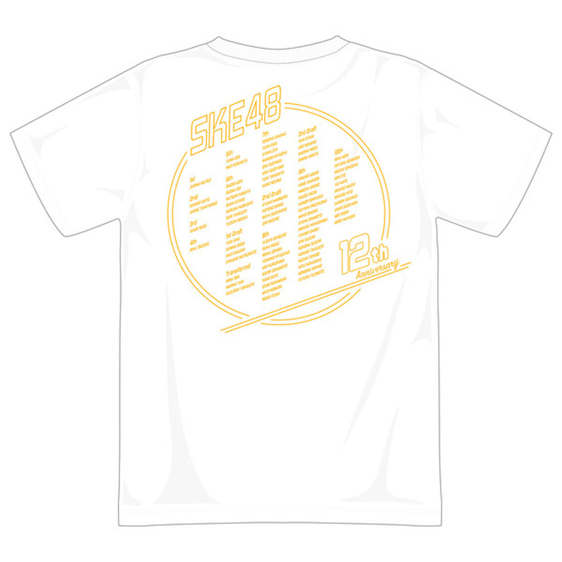 SKE48 12周年記念Tシャツ（White/XLサイズ）（その他）