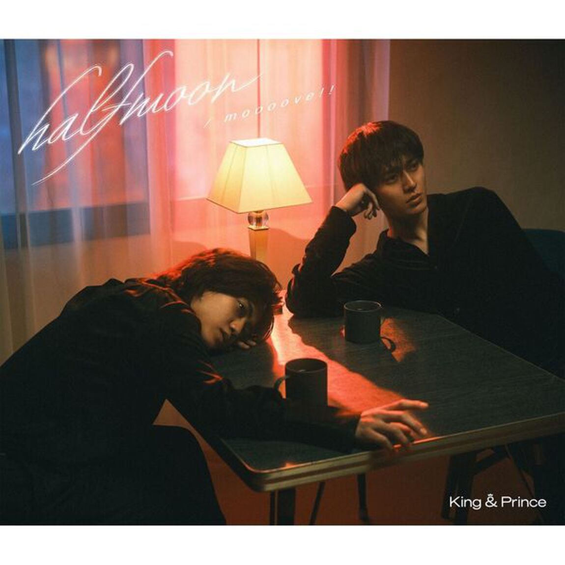 King & Prince／halfmoon / moooove!!（初回限定盤A／CD＋DVD）（外付特典：フォトカード（A6））（CDシングル）