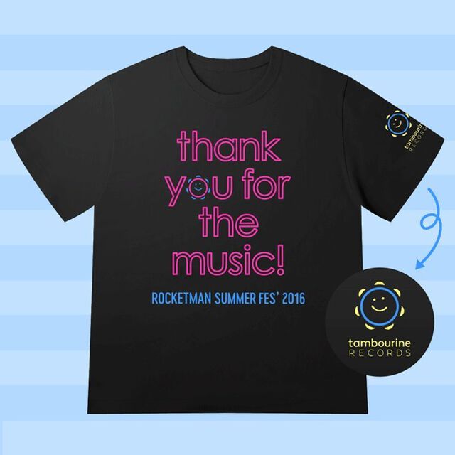ROCKETMAN SUMMER FES'2016 Tシャツ／ブラック／XS（その他）