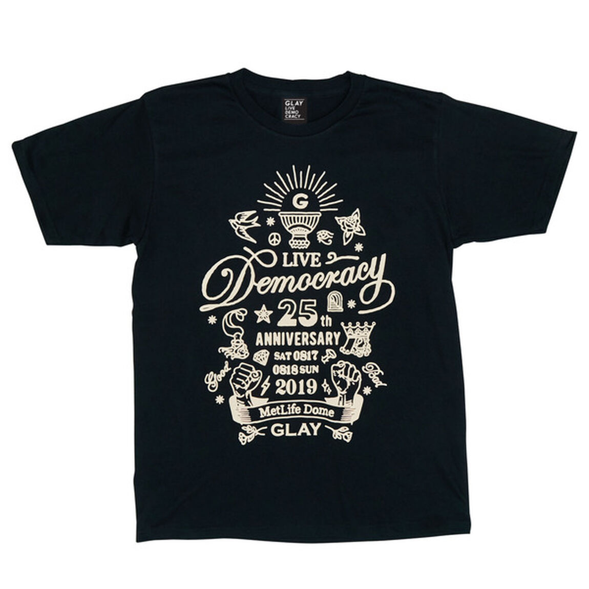 GLAY ＜LIVE DEMOCRACY＞ わるいTシャツ（黒） Sサイズ（その他）