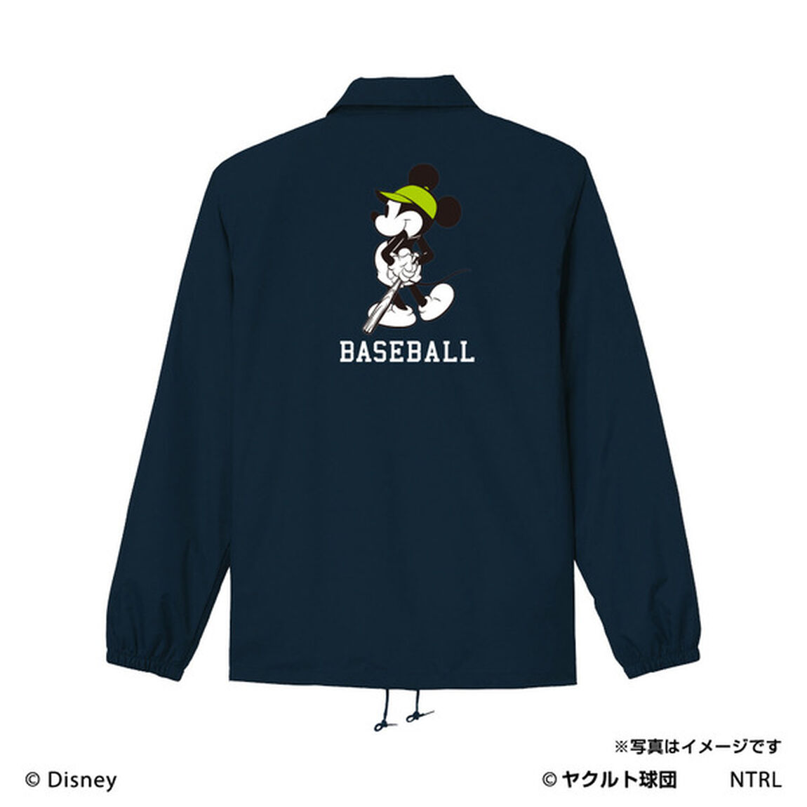 21ミッキーマウス（BASEBALL）/東京ヤクルトスワローズ　コーチジャケットS（その他）