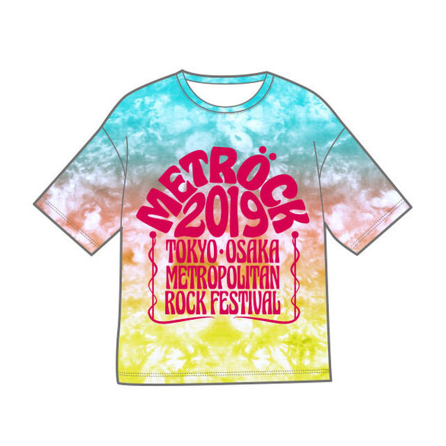 【METROCK2019】グラデーションタイダイBIGTシャツ Sサイズ（その他）