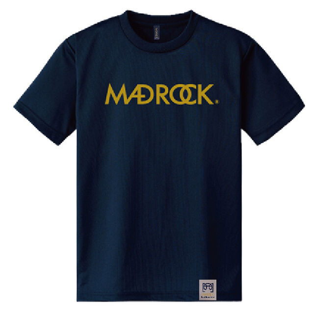 マッドロック ロゴ Tシャツ/ドライタイプ/ネイビー Mサイズ（その他）