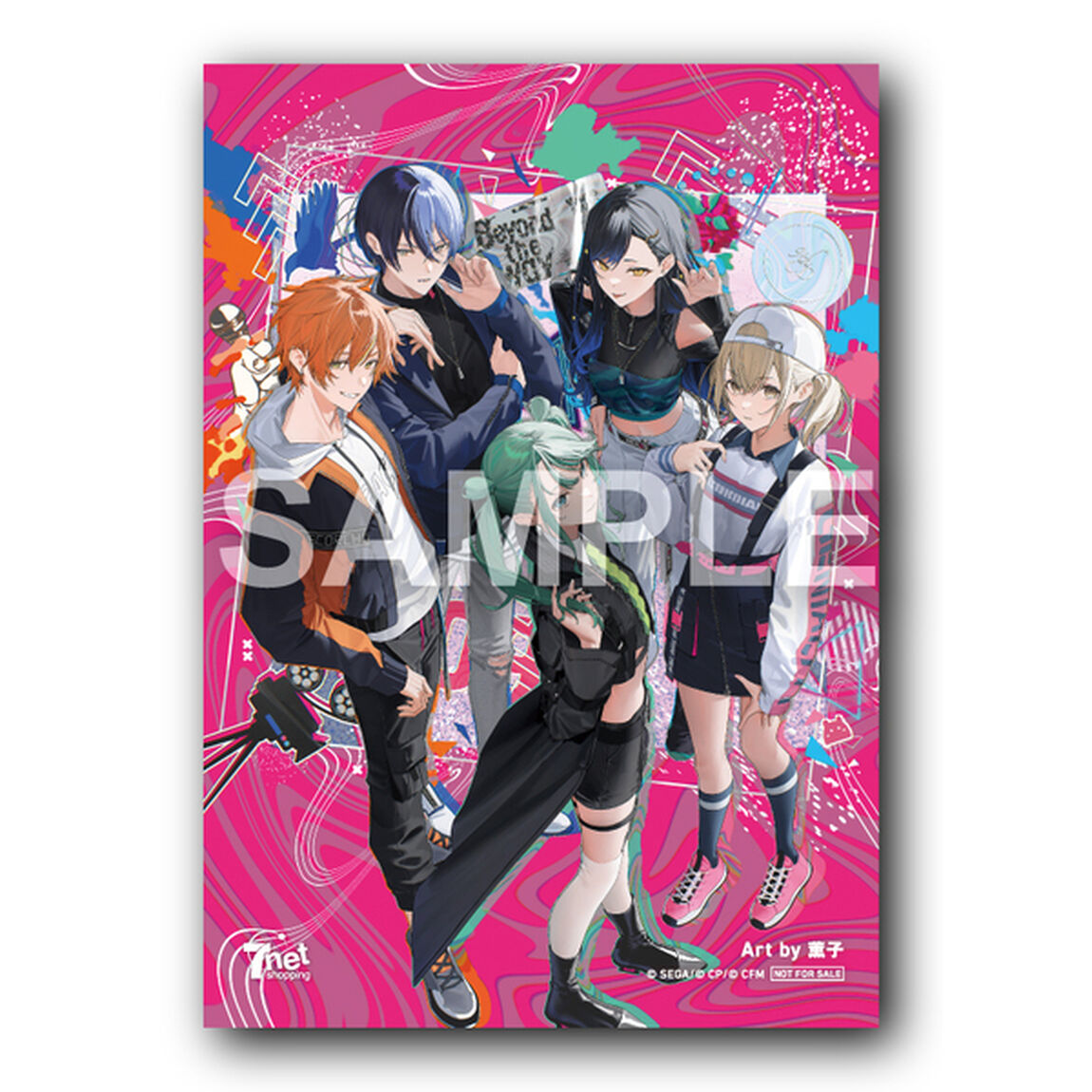Vivid BAD SQUAD／Beyond the way/blender（通常盤／CD）（外付特典：B2告知ポスター、特製ジャケットイラストステッカ―）（セブンネット限定特典：L判ブロマイド（ジャケットイラストver.））（CDシングル）