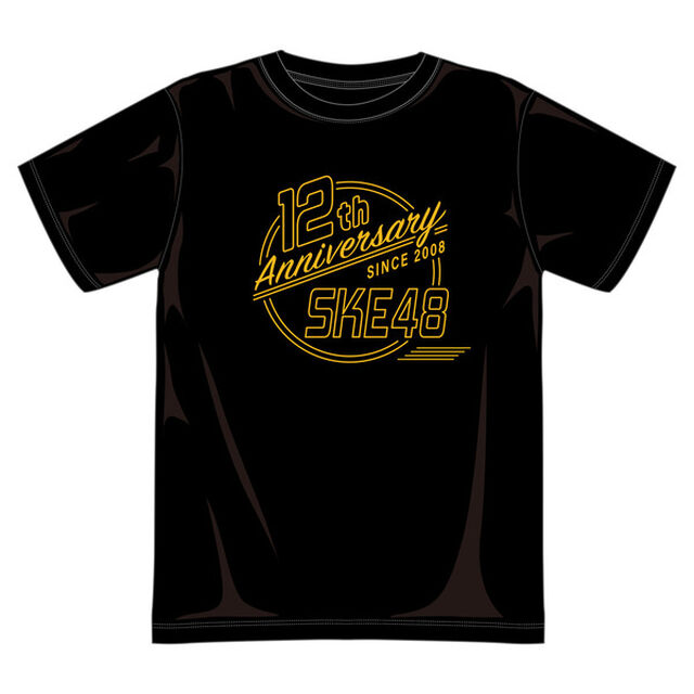 SKE48 12周年記念Tシャツ（Black/Mサイズ）（その他）