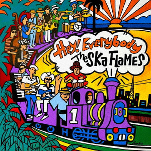 THE SKA FLAMES／Hey！Everybody（完全限定プレス盤／LP）（アナログ盤）（セブンネット限定特典：サコッシュ）（LP盤（アナログ盤））