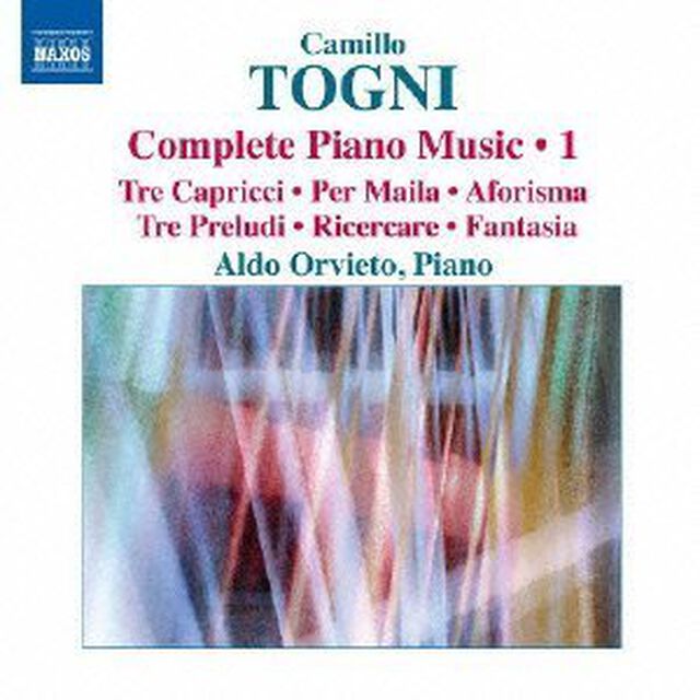 トーニ：ピアノ作品全集　第1集（ＣＤ）