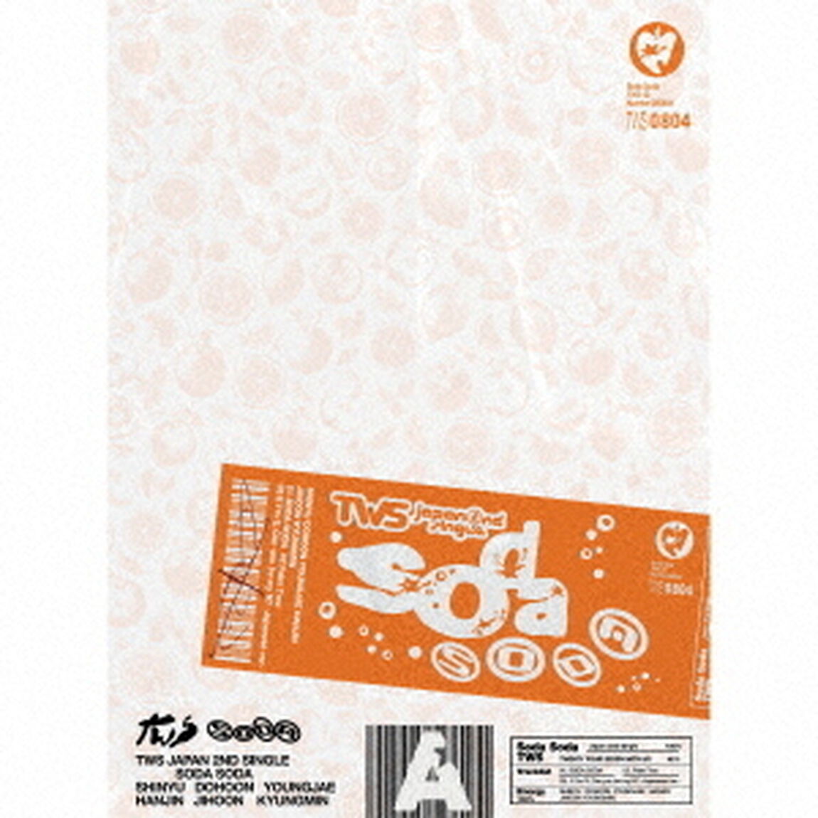 TWS／SODA SODA（初回限定盤A／CD＋PHOTOBOOK）（ＣＤ）