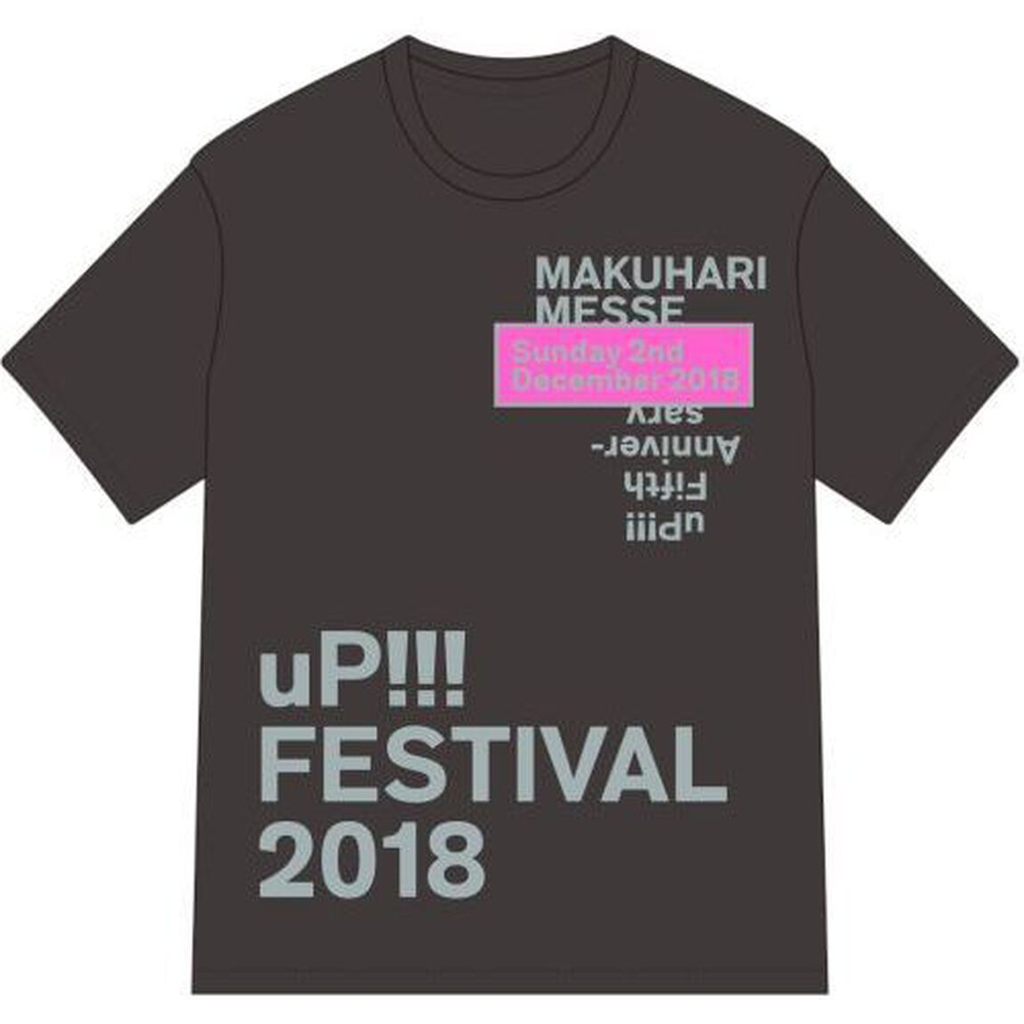 uP!!! FESTIVAL 2018オフィシャルＴシャツ（BLACK）Mサイズ【次回入荷予約】（その他）