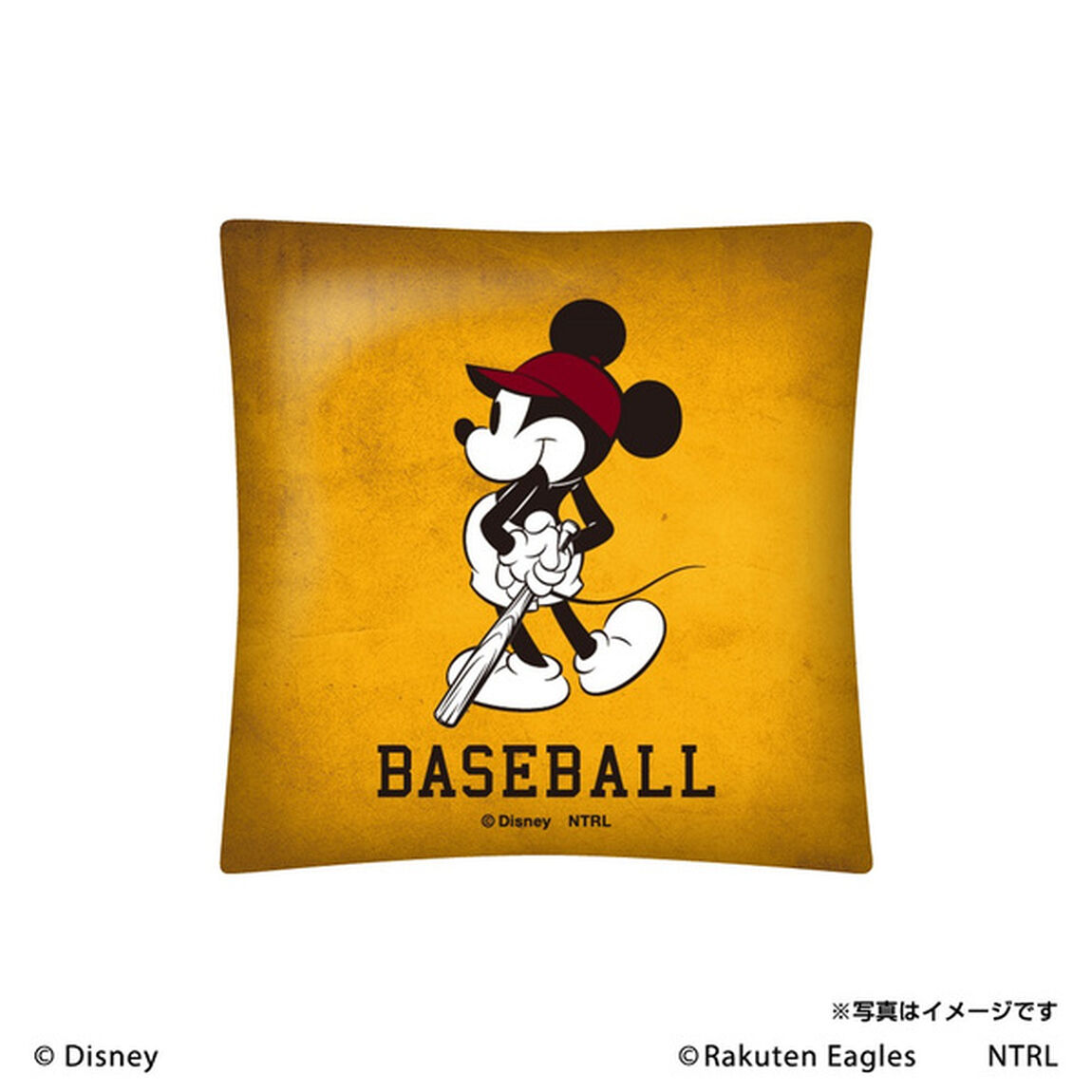 21ミッキーマウス（BASEBALL）/東北楽天ゴールデンイーグルス　クッション（その他）