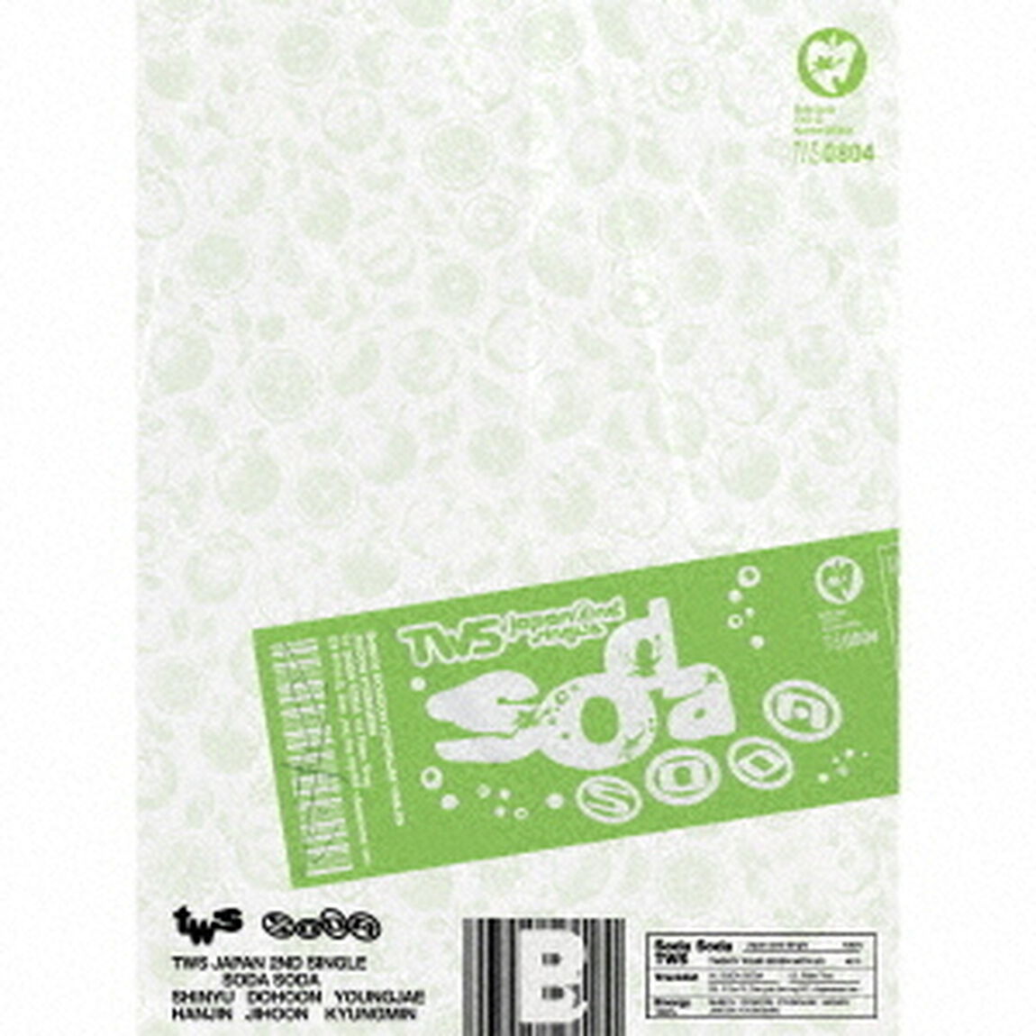 TWS／SODA SODA（初回限定盤B／CD＋PHOTOBOOK）（ＣＤ）