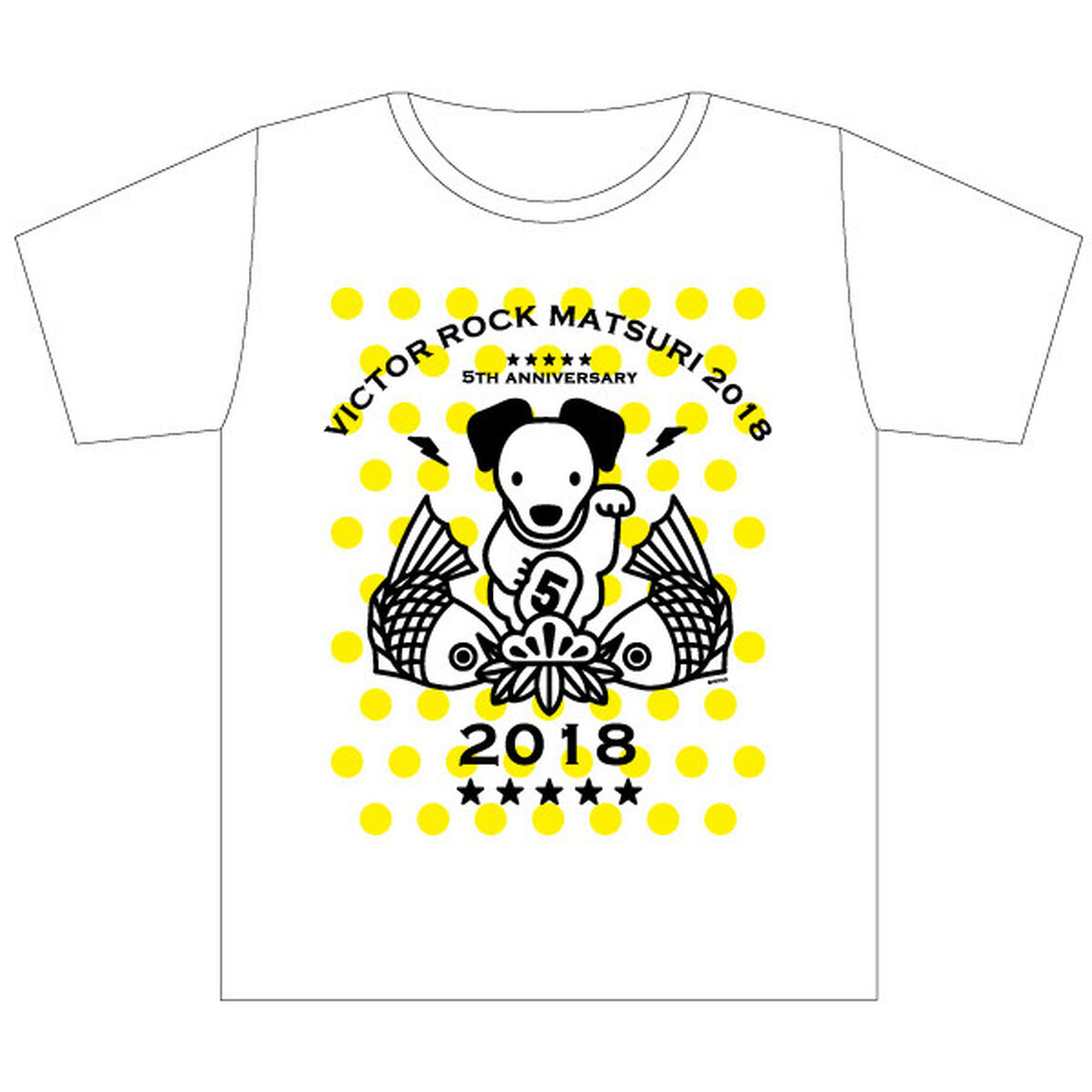 ビクターロック祭り2018 オフィシャルTシャツ（ホワイト）Lサイズ（その他）