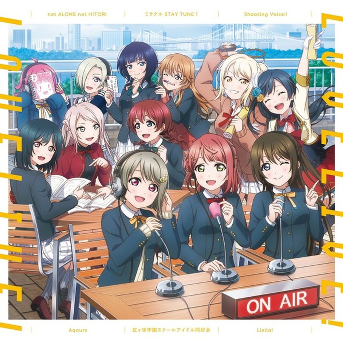 not ALONE not HITORI / ミラクル STAY TUNE！ / Shooting Voice!! 【虹ヶ咲学園スクールアイドル同好会盤】（CDシングル）
