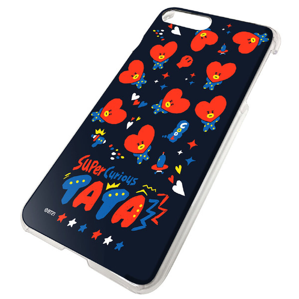 BT21 【TATA（パターン）】 ハード iPhone8Plus/7Plus クリアケース（その他）