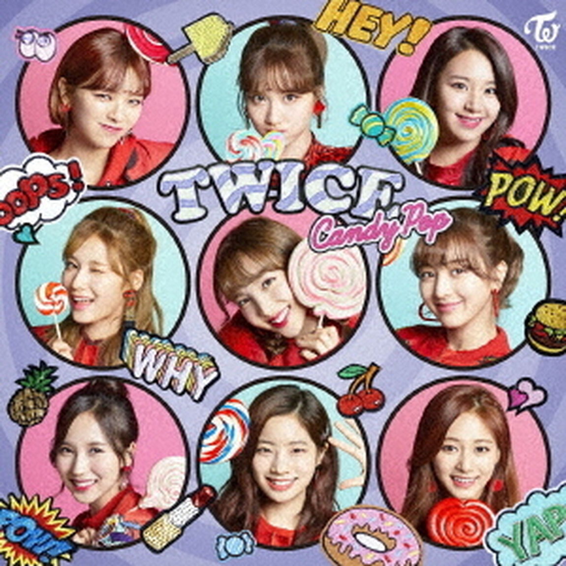 TWICE／Candy Pop【通常盤】＜B3サイズポスター（応援店ver）付＞（CDシングル）