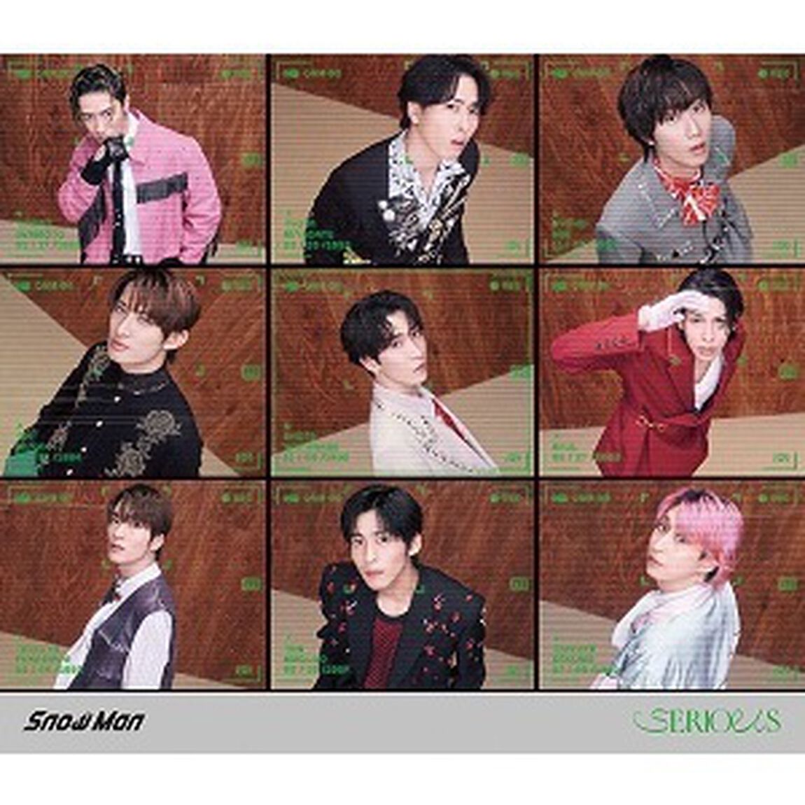 Snow Man／SERIOUS（初回盤A＋B＋通常盤 3枚セット）（外付特典：すのぷくシール（SERIOUS ver）＋じゃんけんカード（27枚セット）＋ソロアザージャケット（蛇腹仕様））（CDシングル）